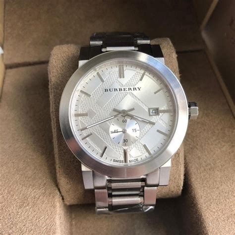 burberry orologi the city|Burberry The City Silver Dial Stainless Steel Men's Watch BU9900.